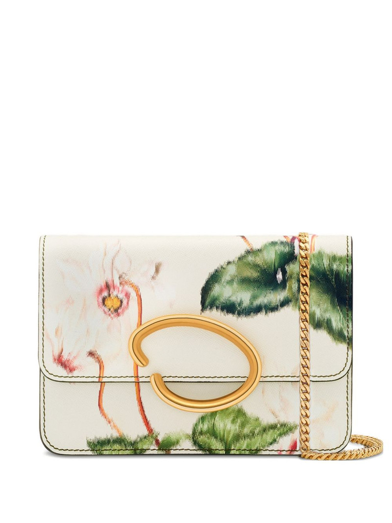 mini floral-print clutch bag 1