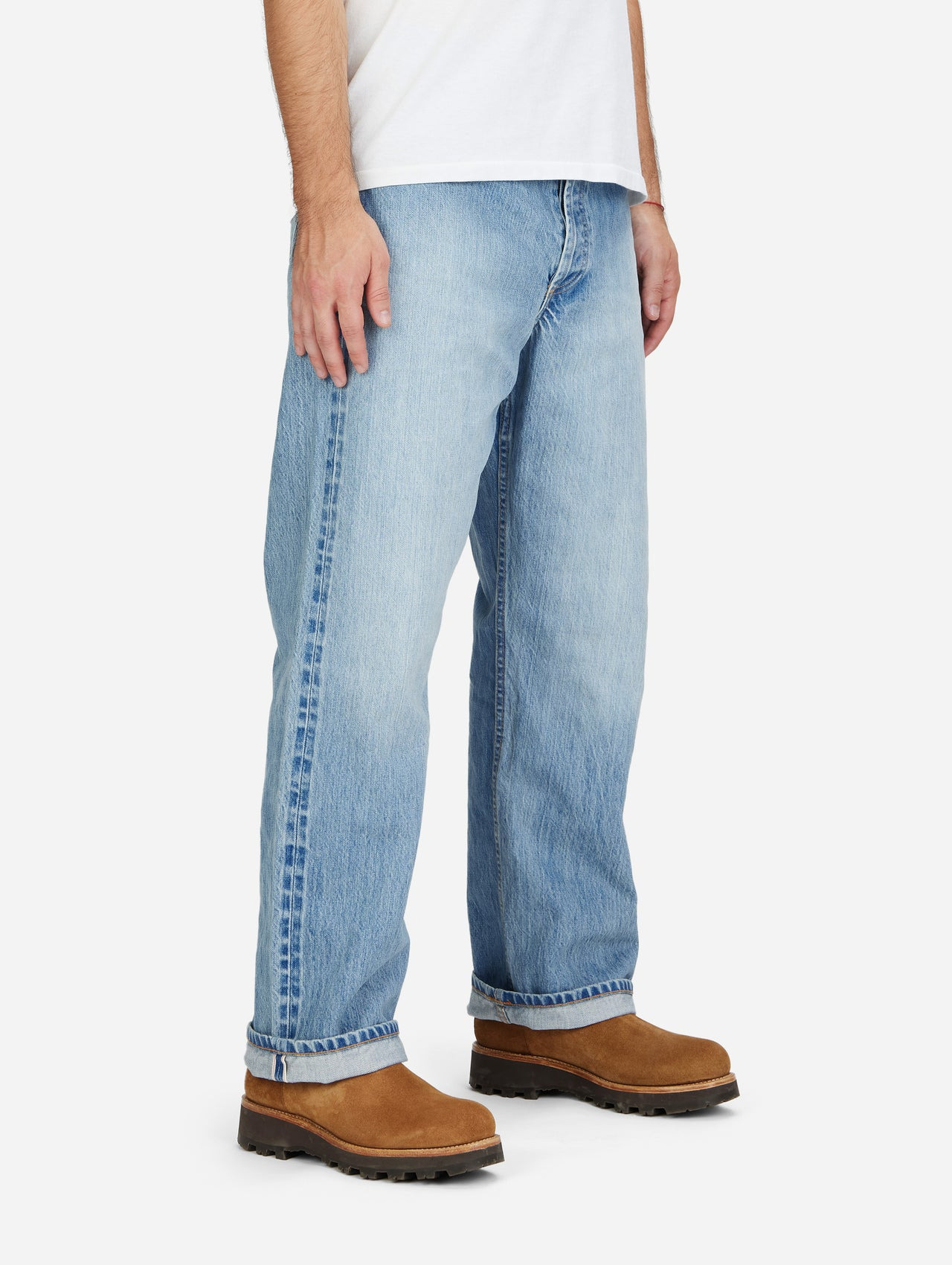 RS-100xv - Relaxed Straight - Indigo Selvedge Vintage Wash - 4
