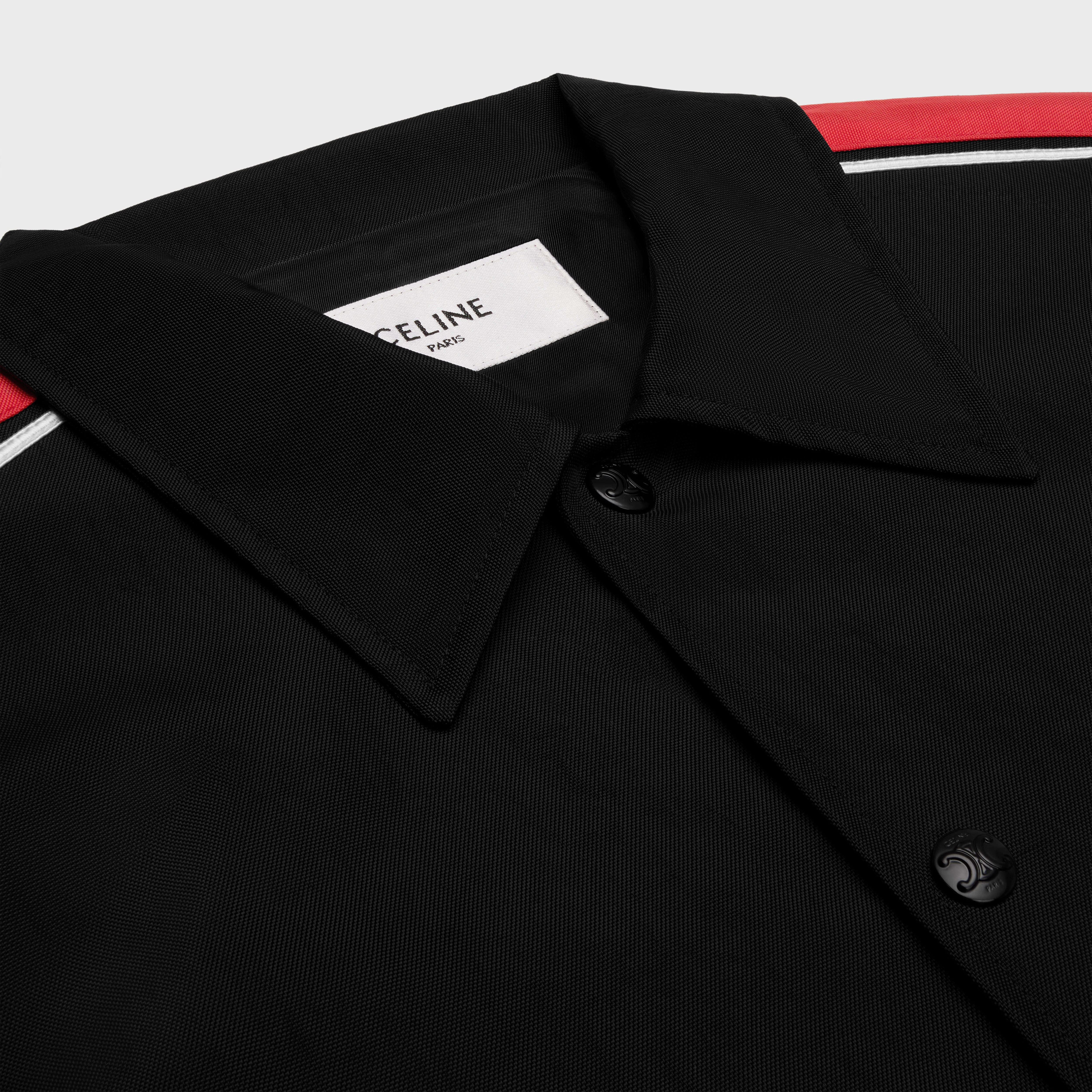 celine paris coach jacket in nylon twill - 3