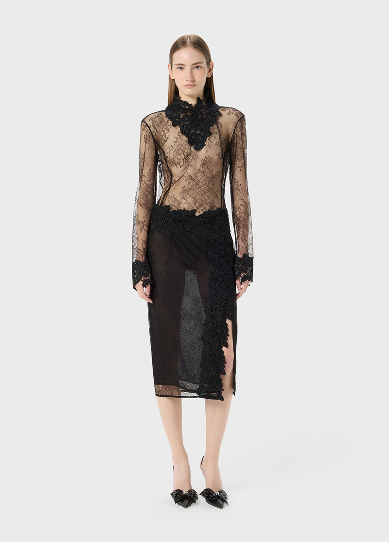 CHANTILLY LACE BODY WITH MACRAME DETAILS 5