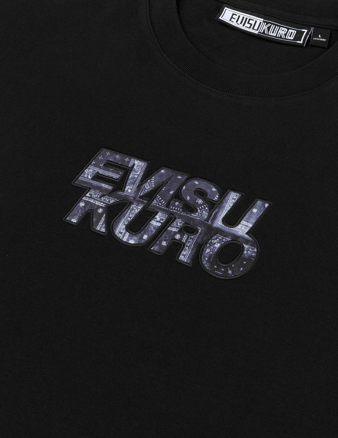Japanese Appliqué Logo Embroidery Regular Fit T-shirt - 5