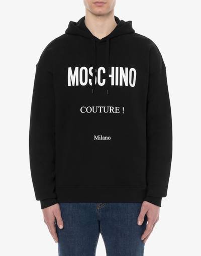 Moschino MOSCHINO COUTURE COTTON SWEATSHIRT outlook