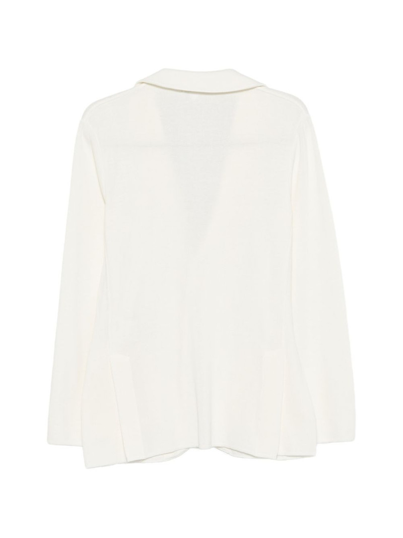 LARDINI flower brooch jacket outlook