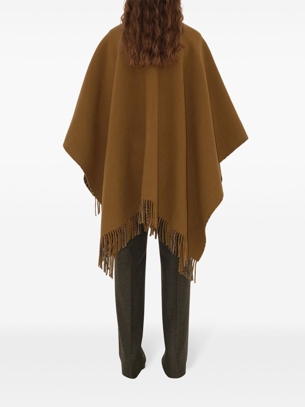 check wool cape - 4