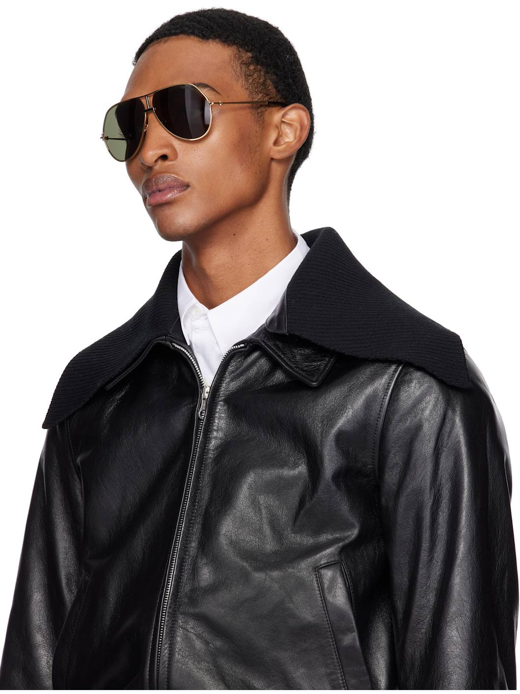 Gold Rickie-02 Sunglasses - 4