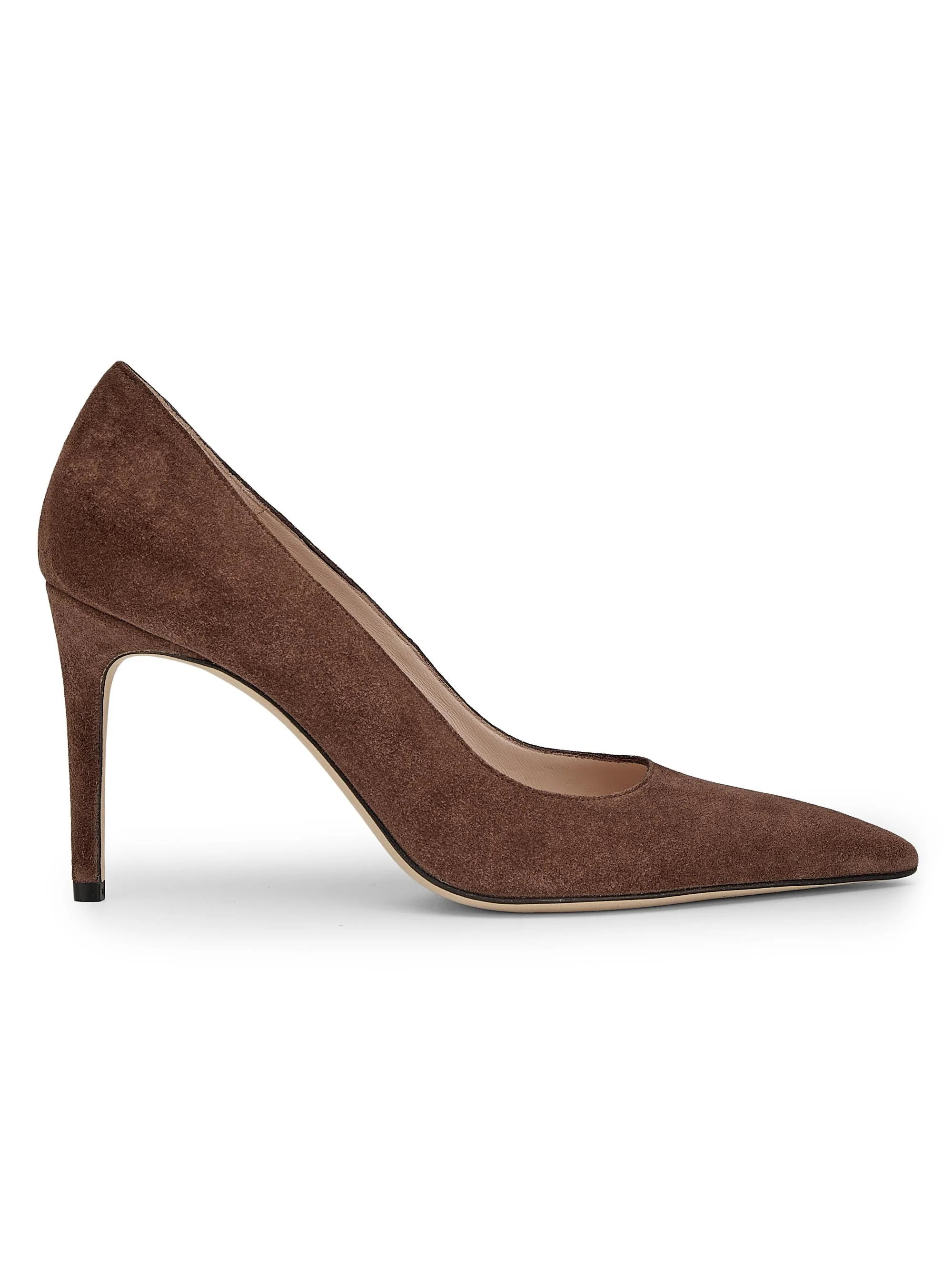 Women's Stuart Power 85MM Suede Stiletto Pumps - Cigar - 1