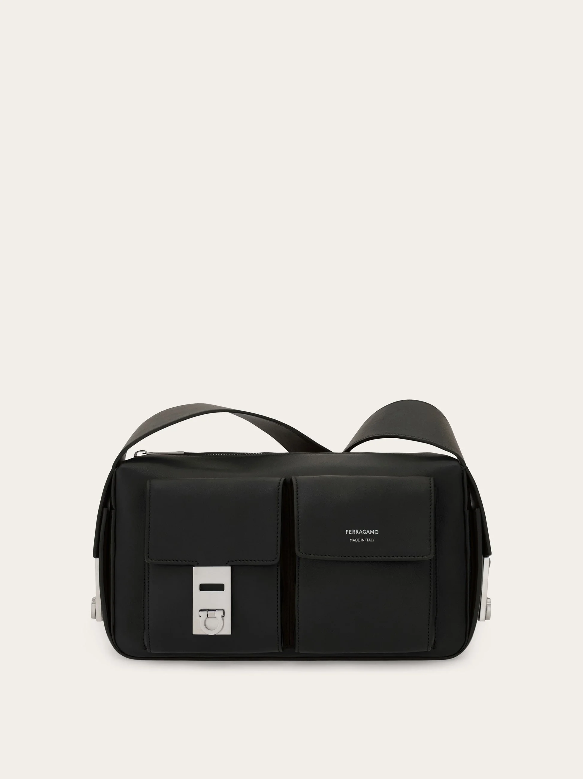Utility shoulder bag with Hug buckle (M) - 1