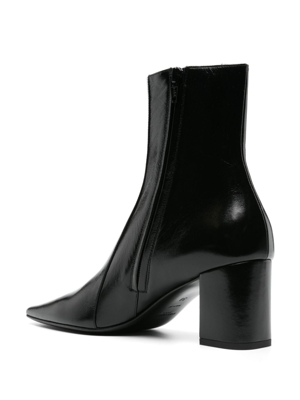 pointed-toe panelled boots - 3