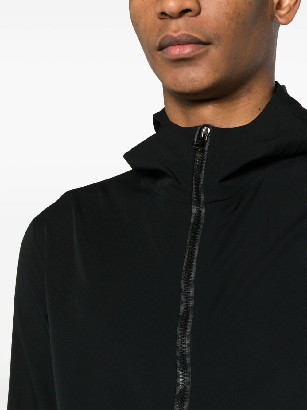 hooded water-repellent jacket - 5