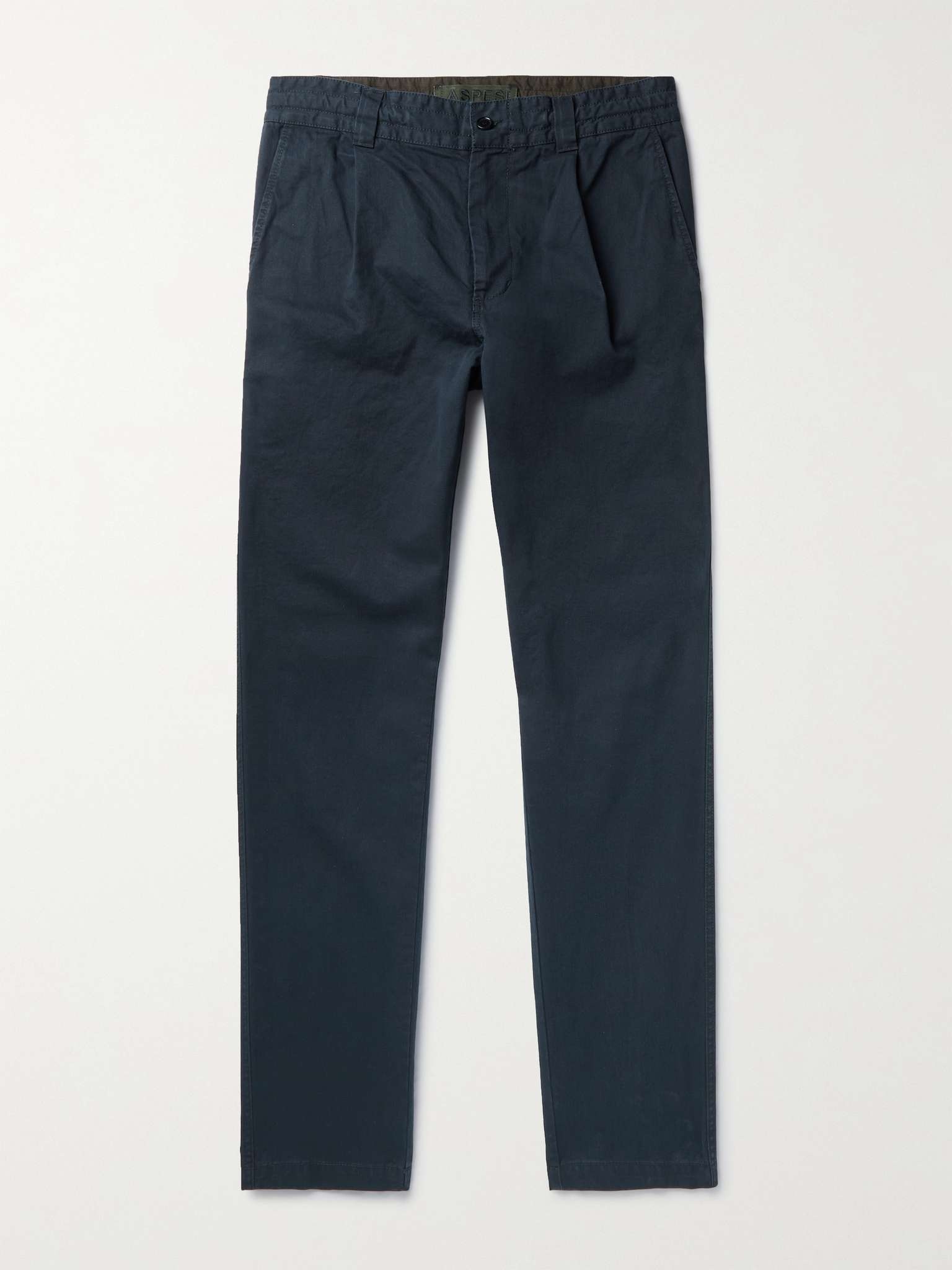 Tapered Cotton-Drill Trousers - 1