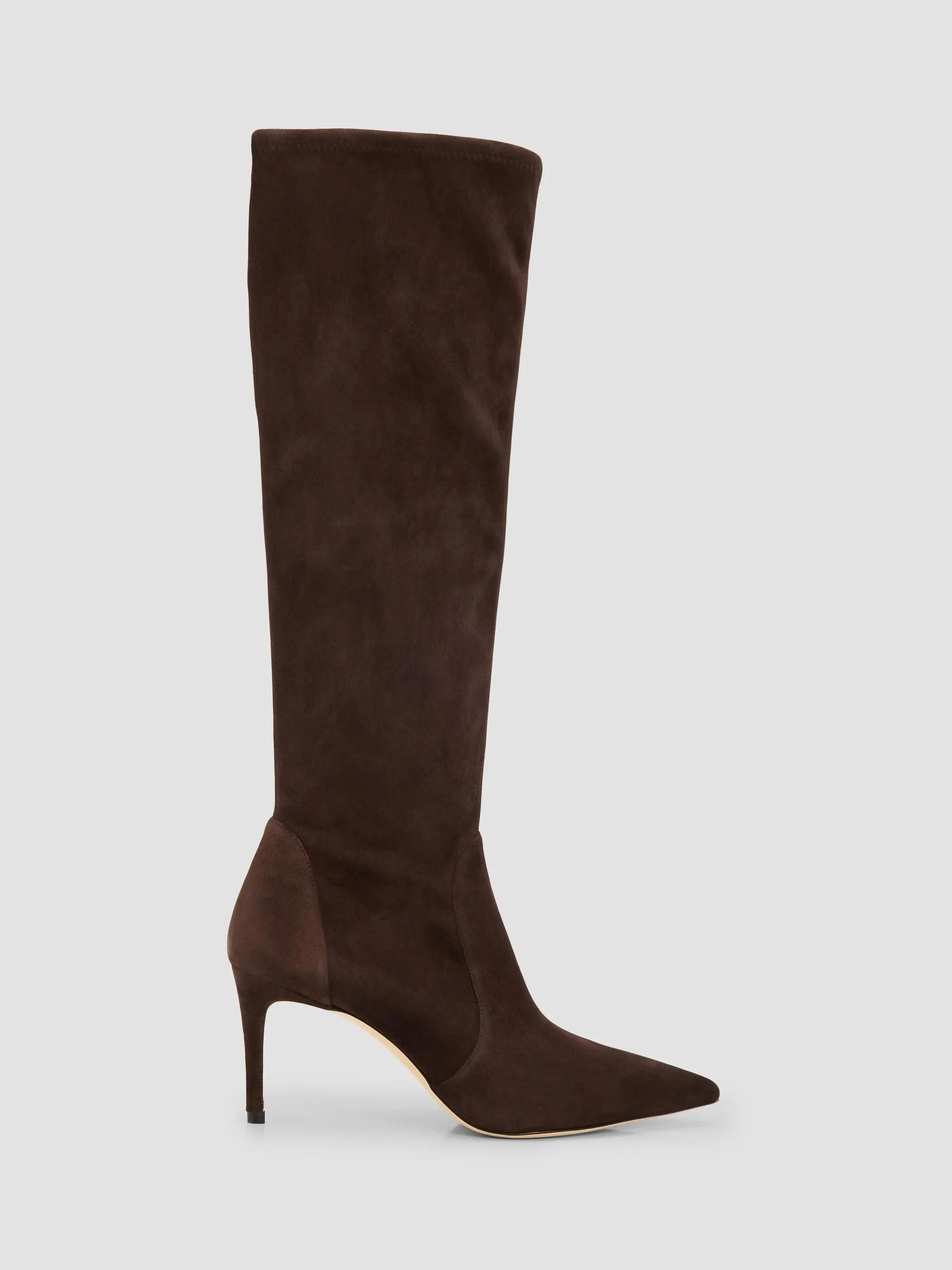 Women's Stuart Power 75 75MM Suede Boots - Midnight Espresso - 1