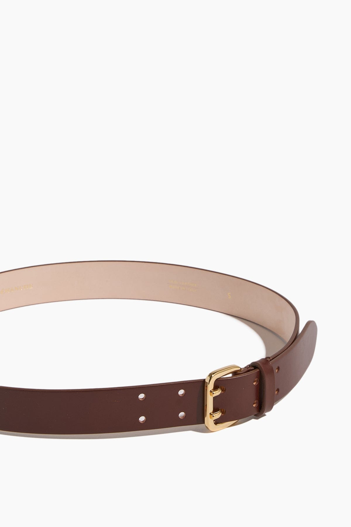 Mini Hutch Belt in Mahogany/Gold - 3
