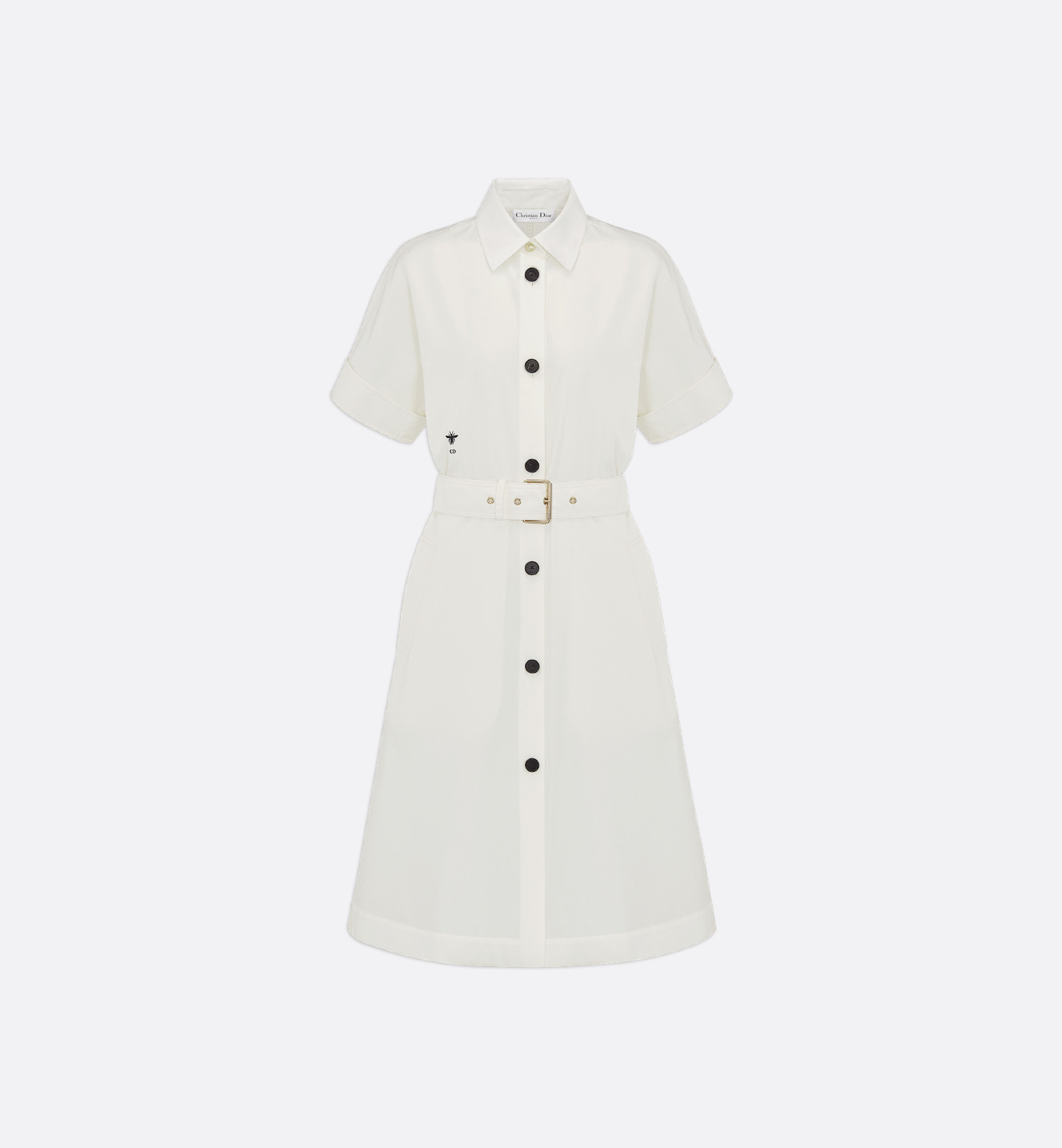 Belted Shirtdress - 1