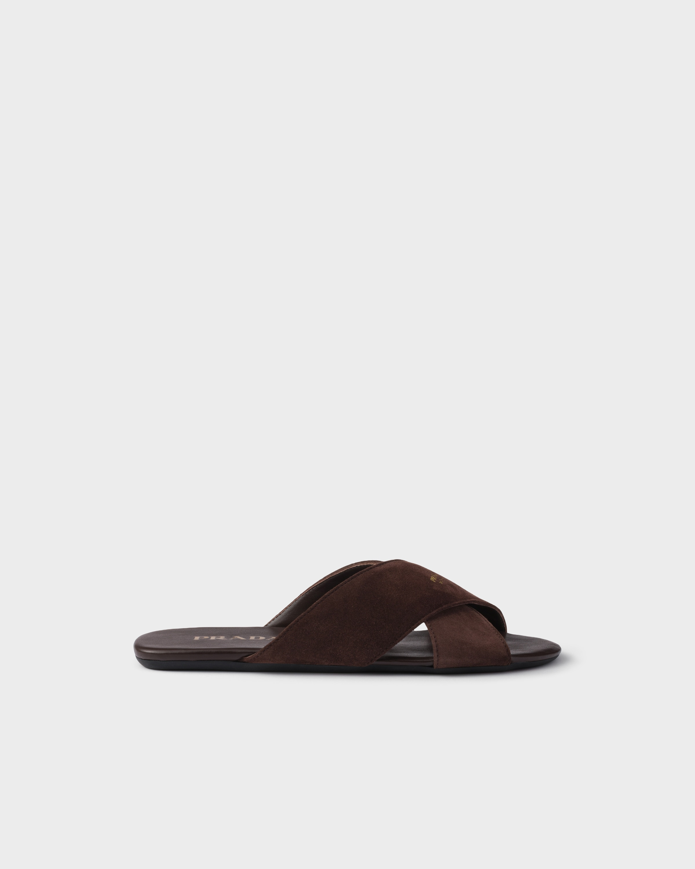 Suede slides - 2