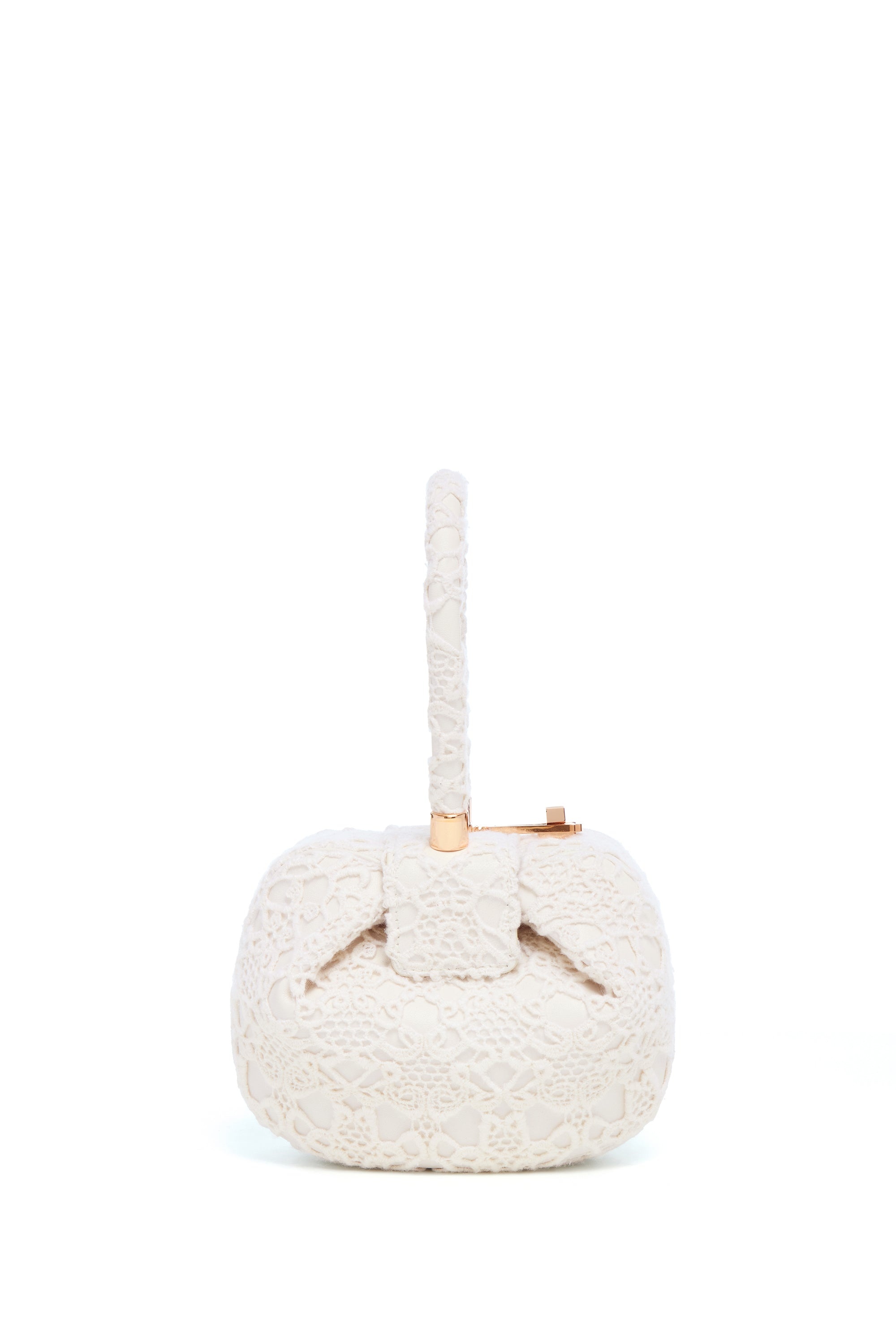 Demi Bag in Ivory Cashmere Lace - 2