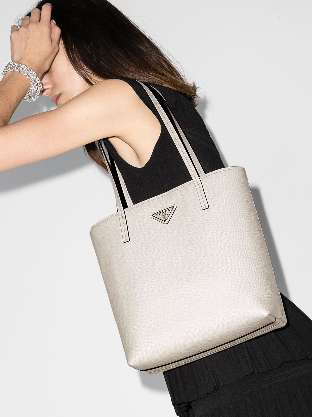 saffiano leather tote bag - 2