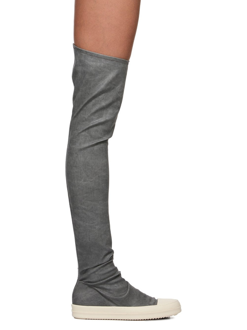 DRKSHDW High Sock denim over-the-knee boots 1