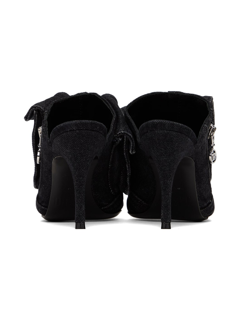 Black D-Venus Pocket ML Mules 2