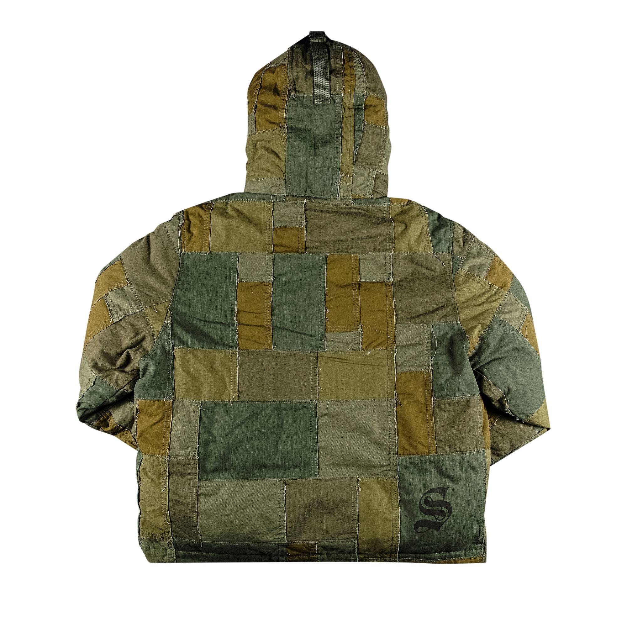 Supreme x Junya Watanabe x Comme des Garçons MAN Patchwork Puffy Jacket 'Olive' - 2