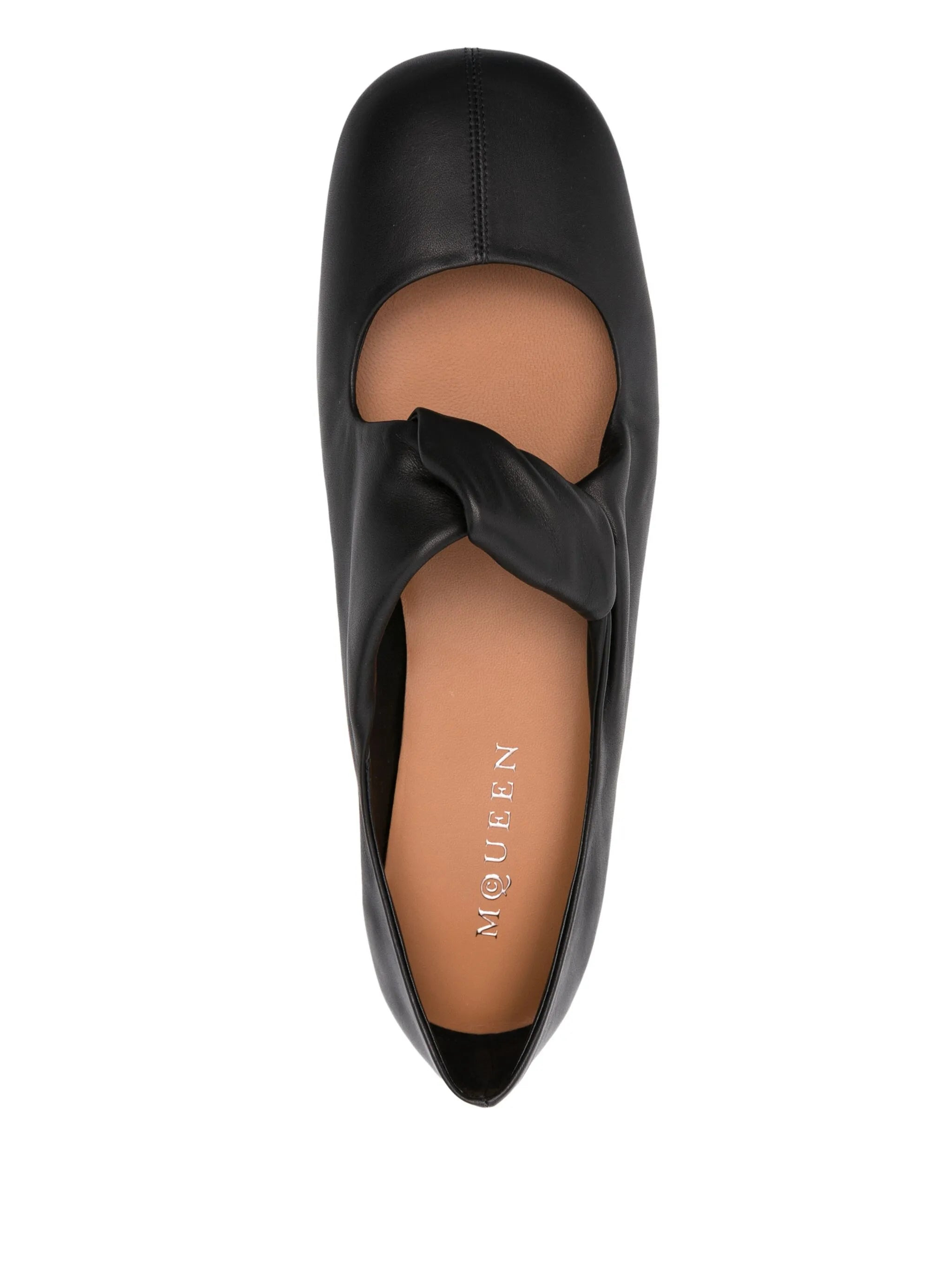 twist-detailing ballet flats - 4