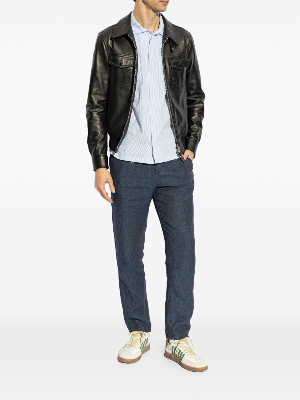 straight-leg trousers - 2