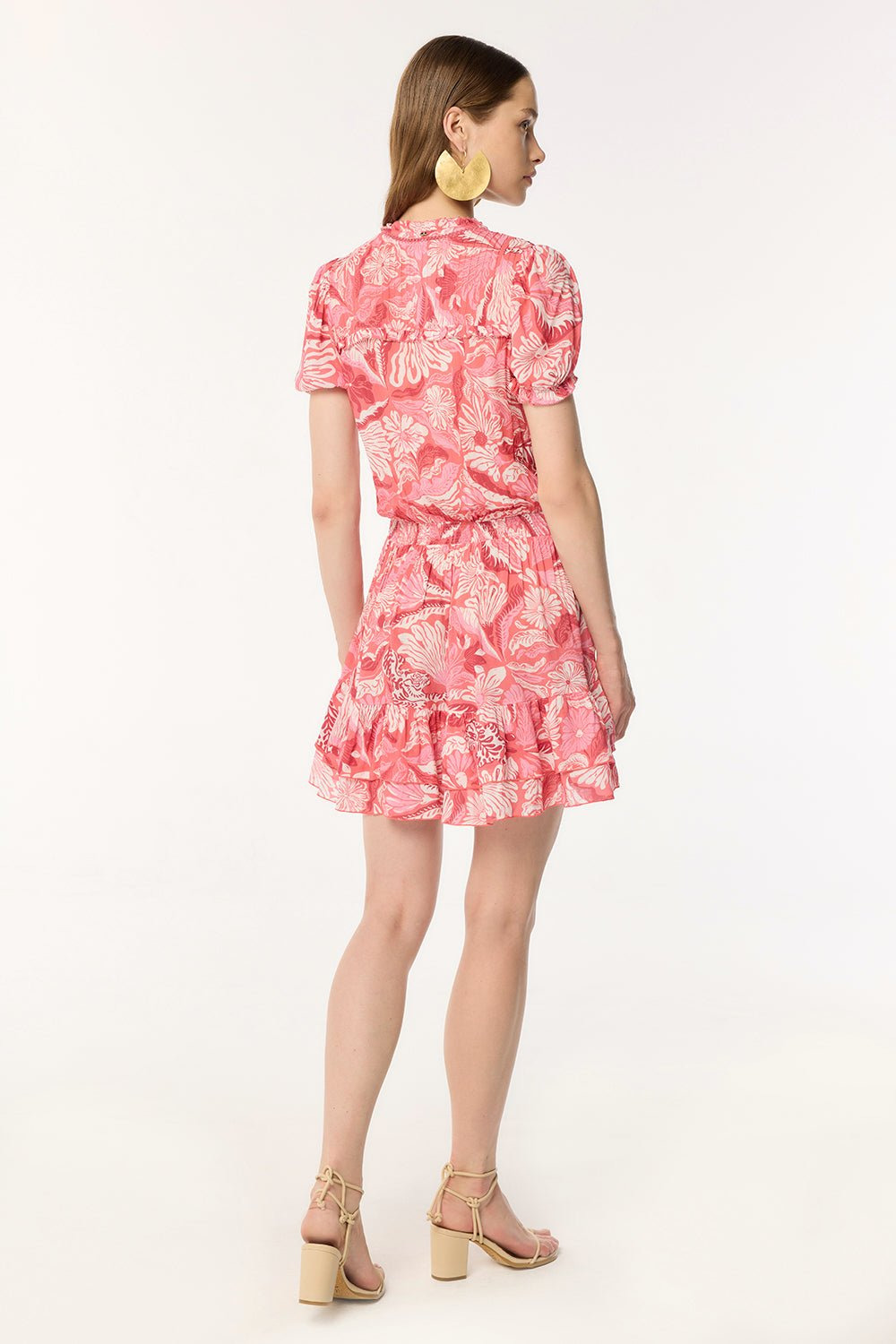 Mini Dress Bibi - Pink Tiger Lily - 3