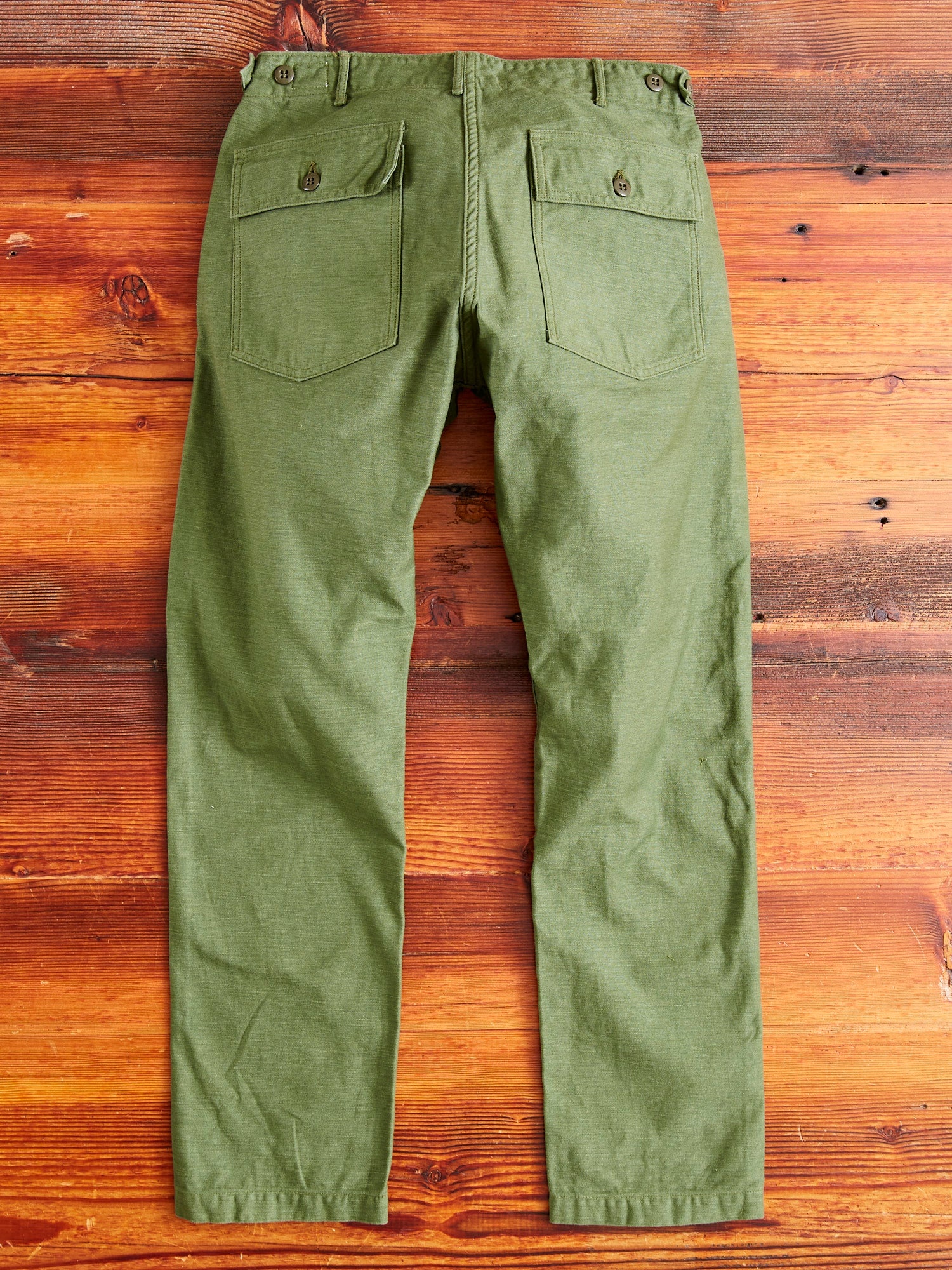 Slim Fatigue Pants in Army - 11