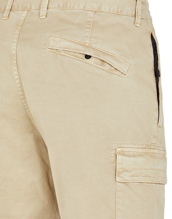 L0804 STRETCH BROKEN TWILL_GARMENT DYED 'OLD' EFFECT BEIGE - 4