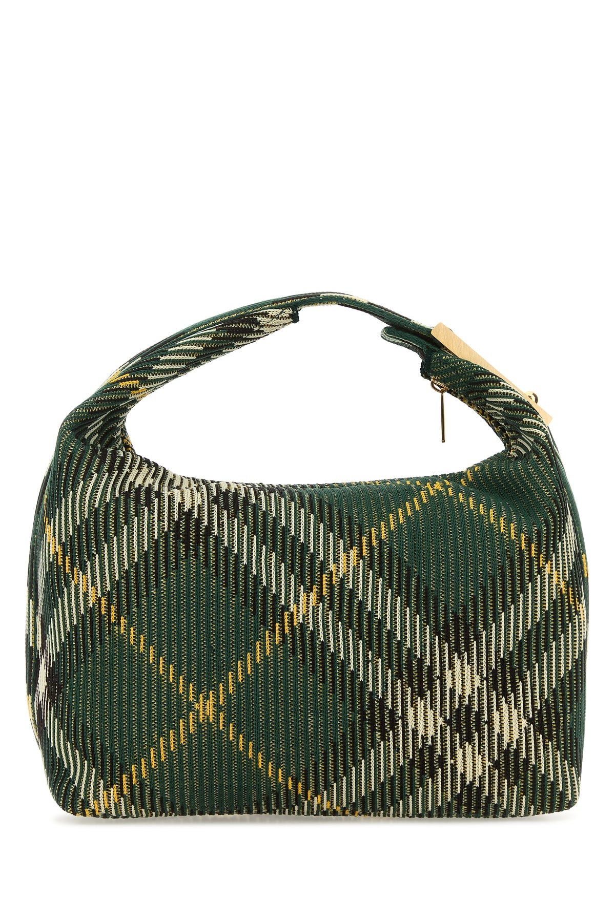 Embroidered nylon medium Peg handbag - 3