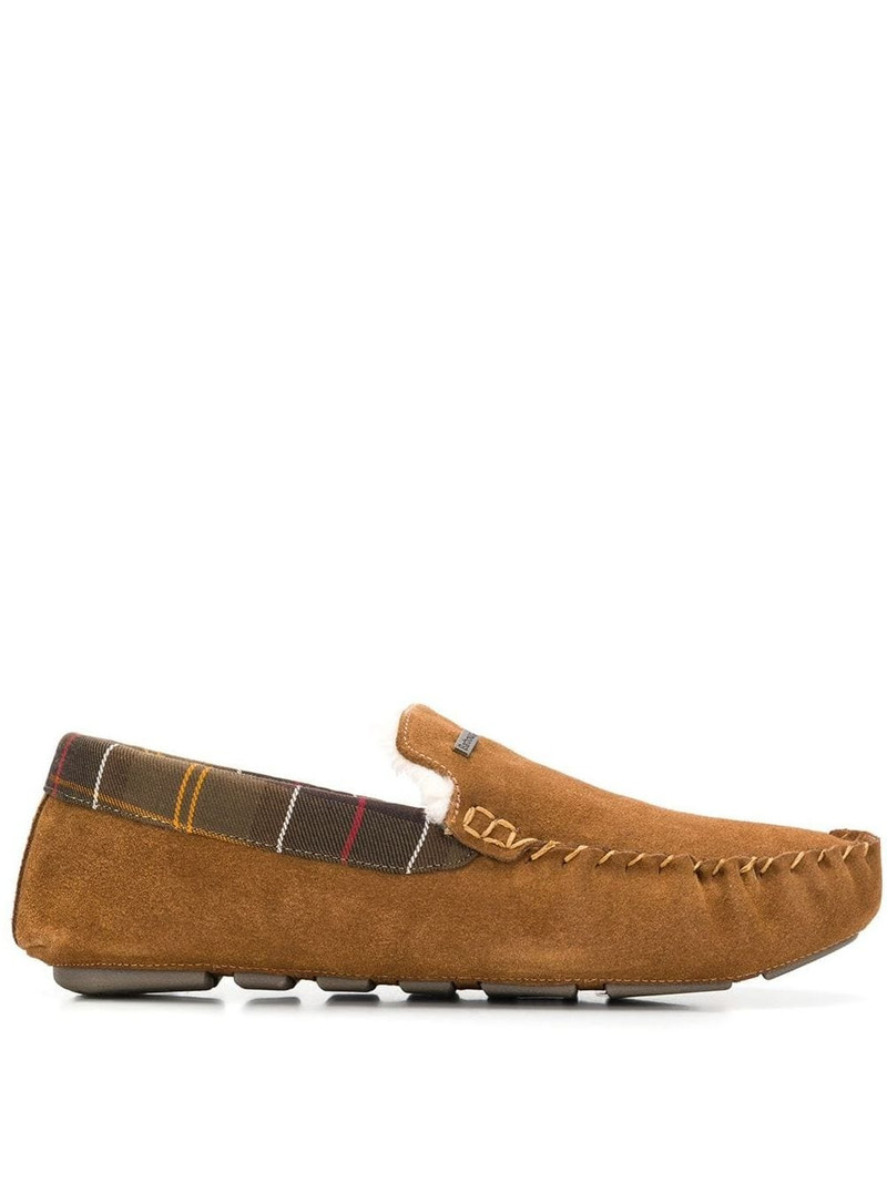 faux-shearling lined slippers 1
