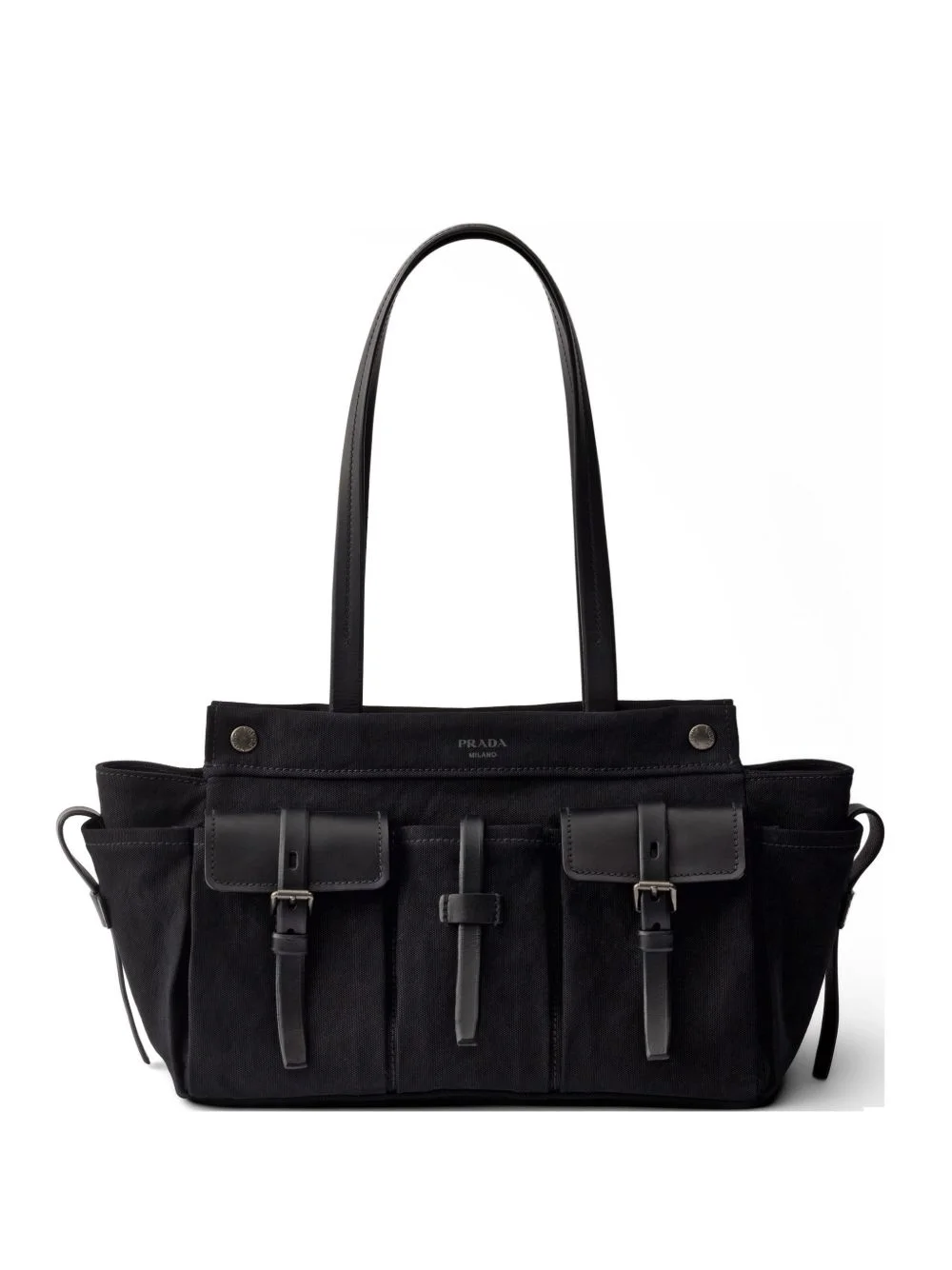 Route large canvas and leather tote bag - 1