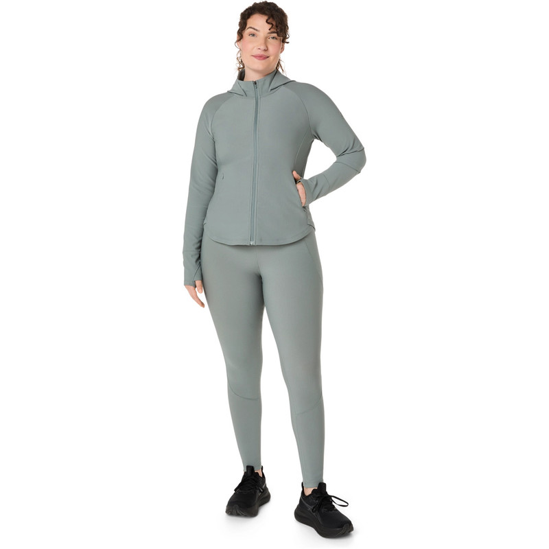 WOMEN'S RIB HIGH WAIST 7/8 TIGHT 6