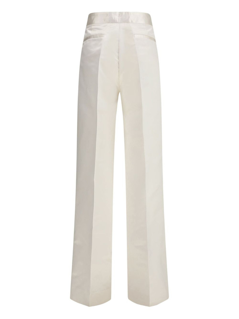 satin-finish pants 3