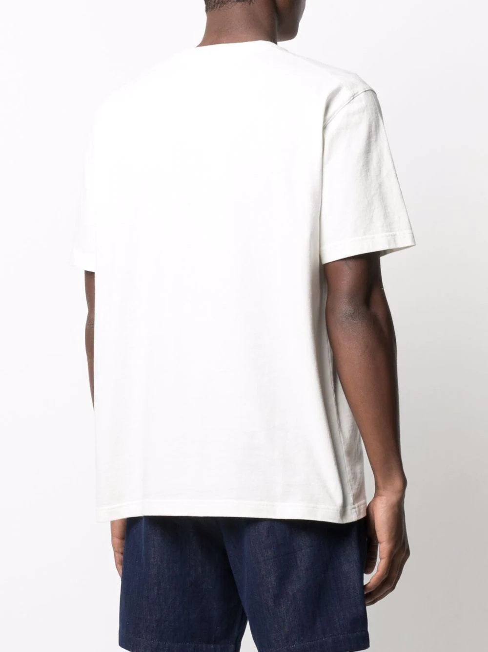 patch-pocket recycled cotton T-shirt - 4