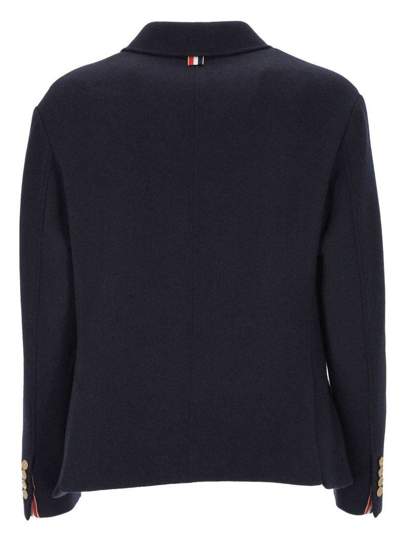 Thom Browne patch-pocket long-sleeve jacket outlook