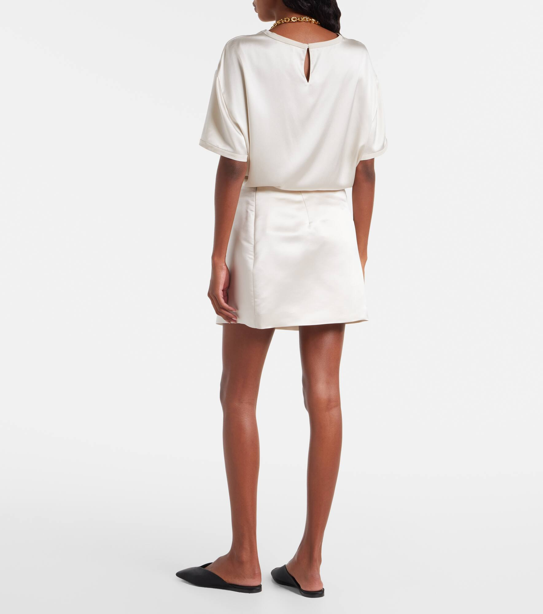 Silk miniskirt - 3