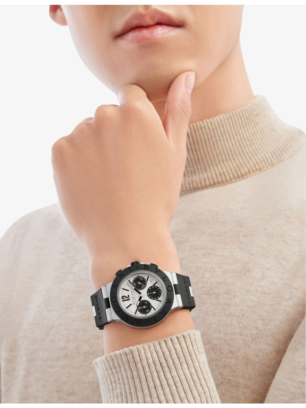 BB41SBATRSLNCH2 BVLGARI BVLGARI aluminium automatic watch - 5