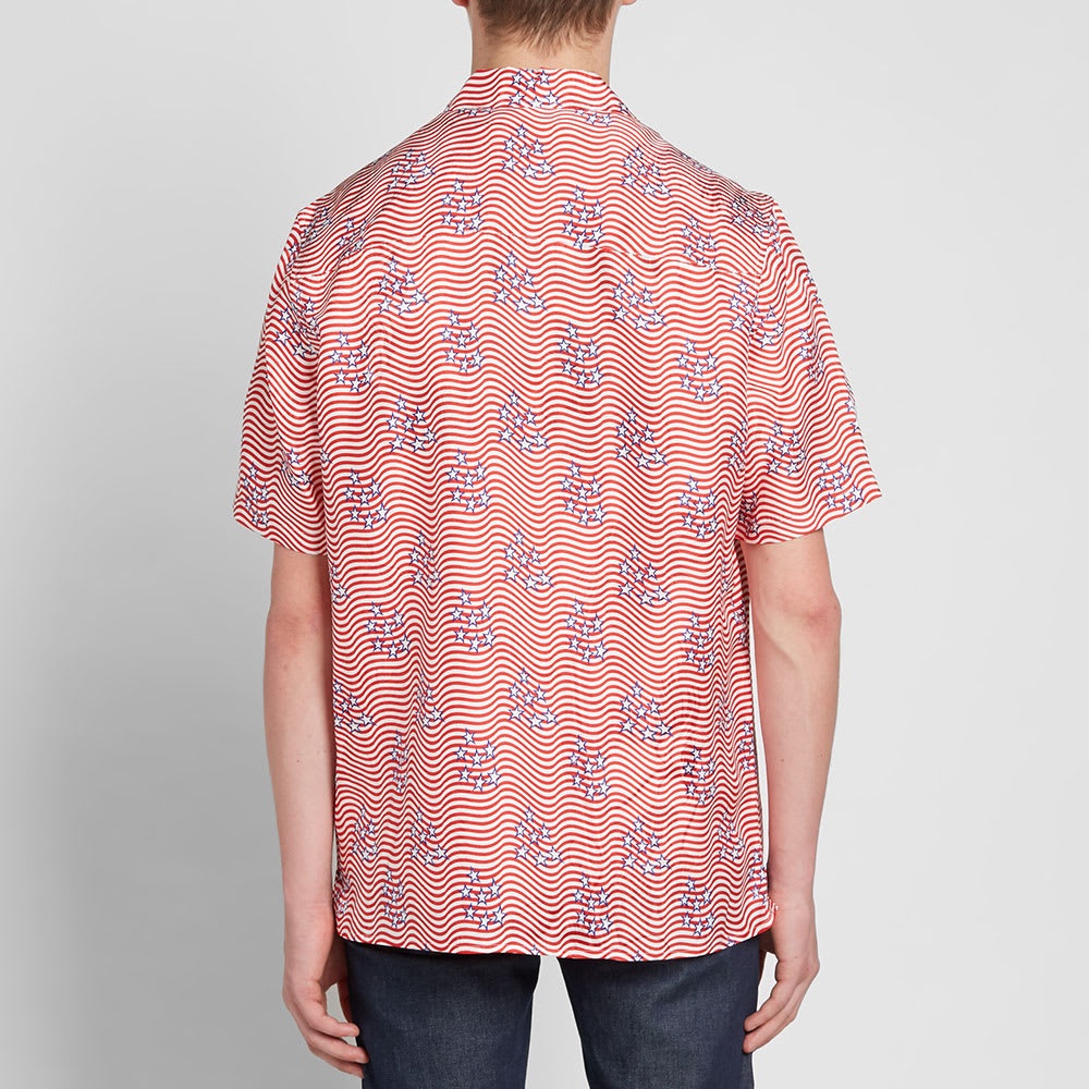 Alexander Wang Flag Print Dragon Shirt - 4