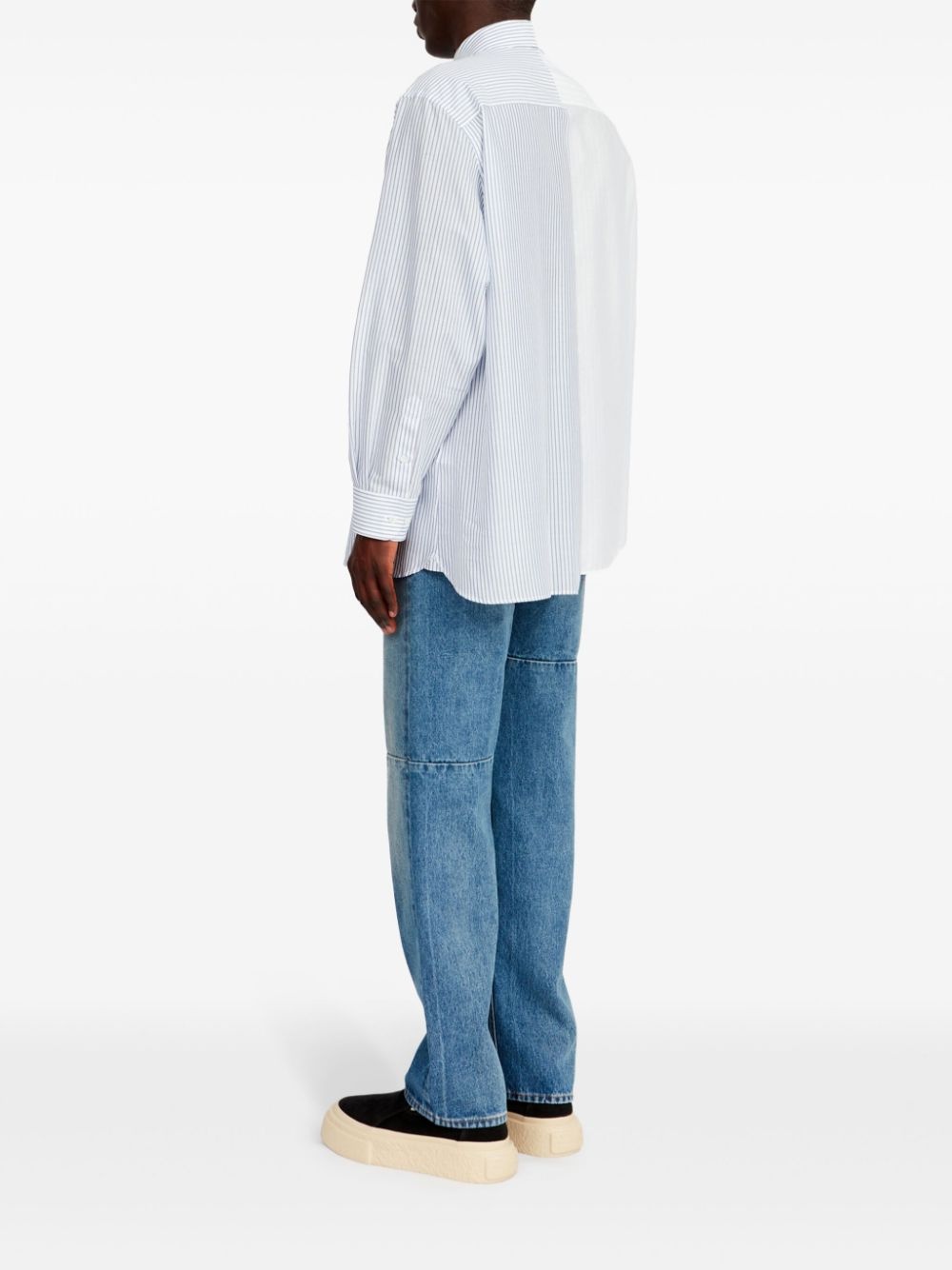 asymmetric cotton shirt - 5