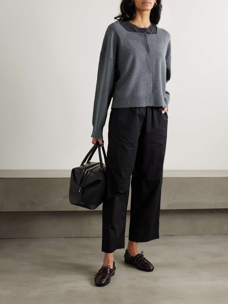 DEIJI STUDIOS Press recycled knitted cardigan Gray outlook