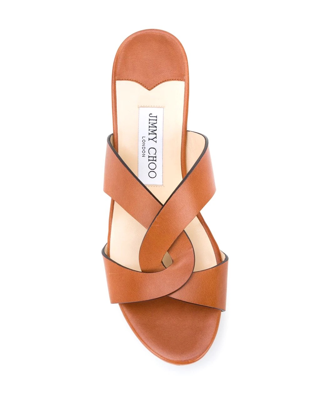 Atia 75mm wedge sandals - 4