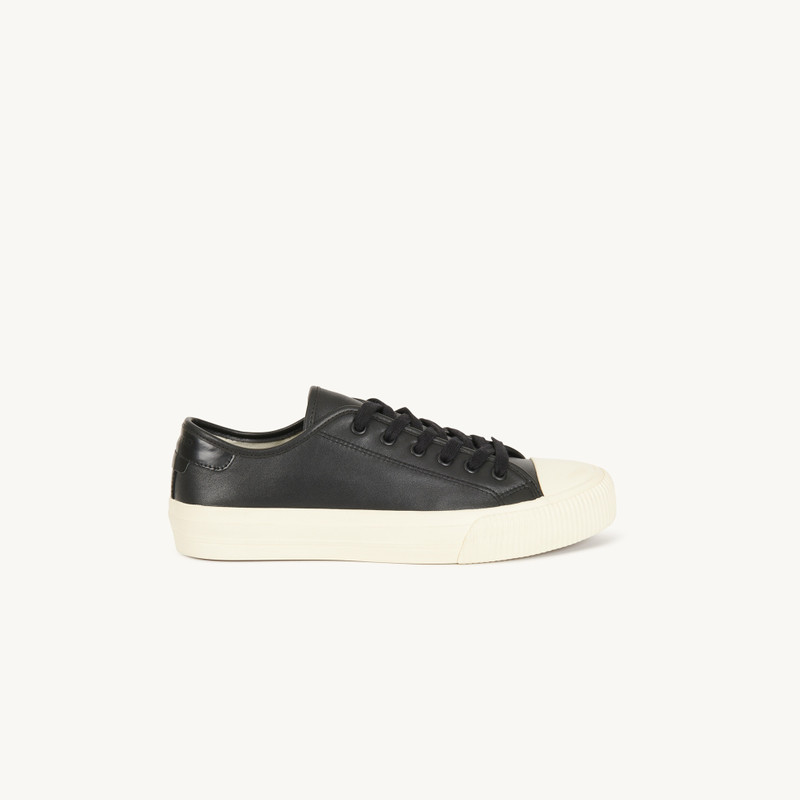 Low-top leather sneakers 1