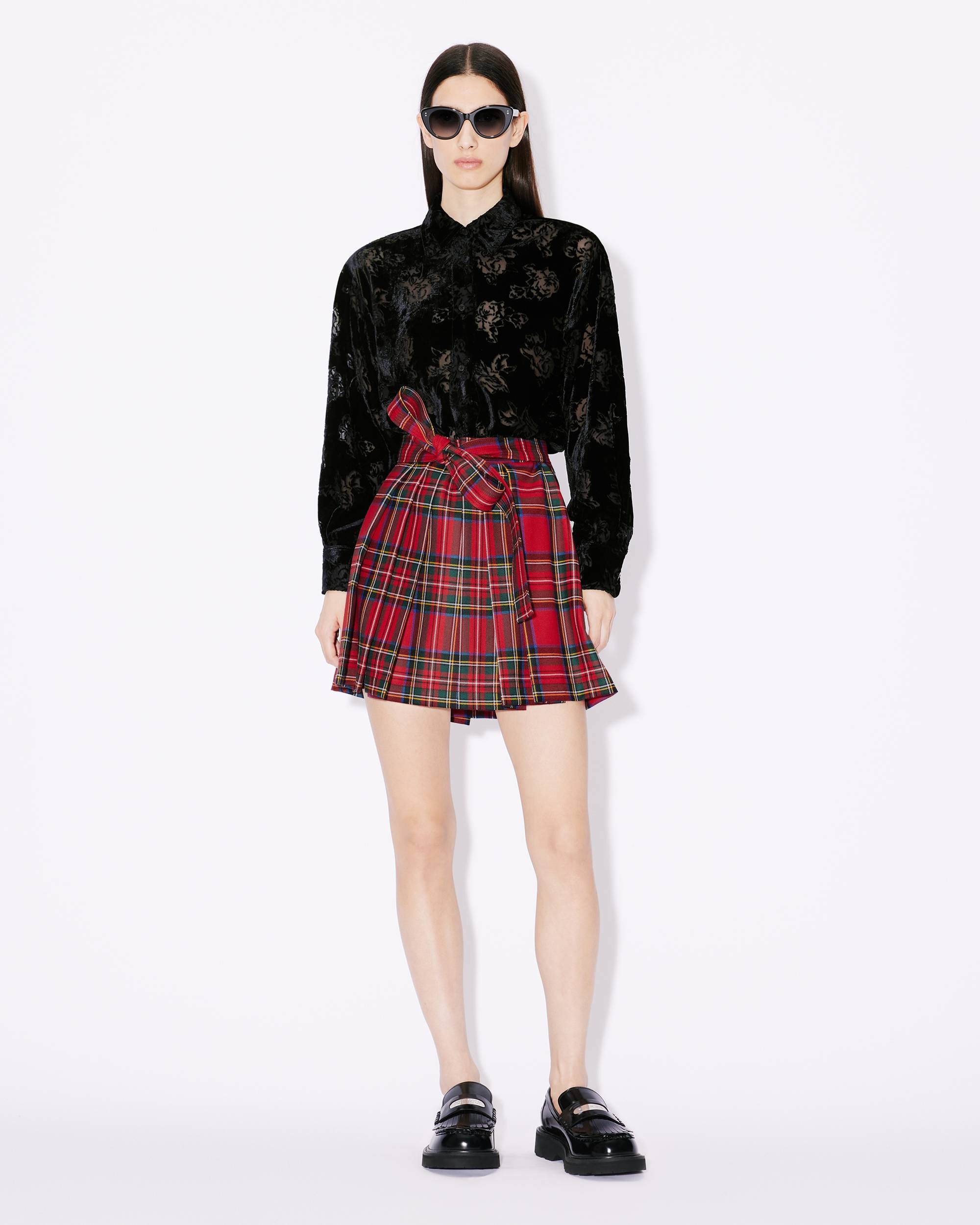 Checked mini skirt - 3