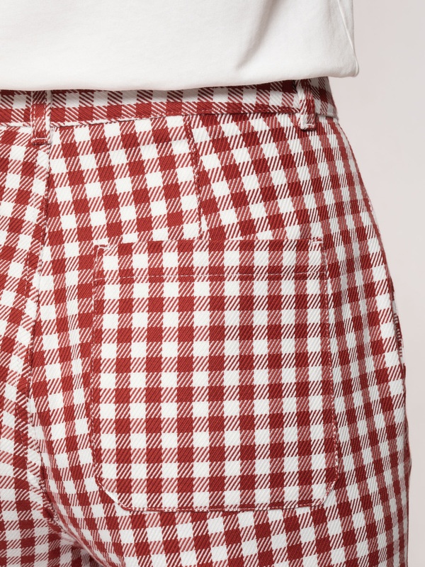 Willa Pants Checked Red/White - 4