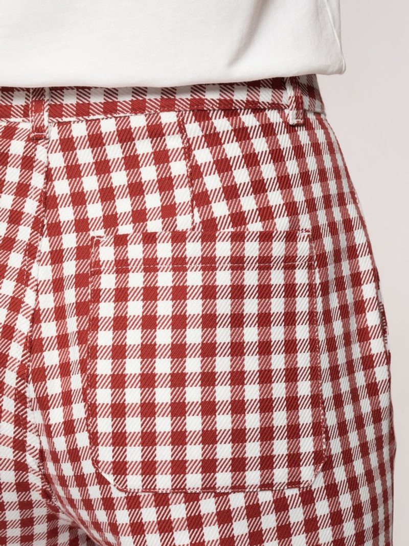 Willa Pants Checked Red/White 4