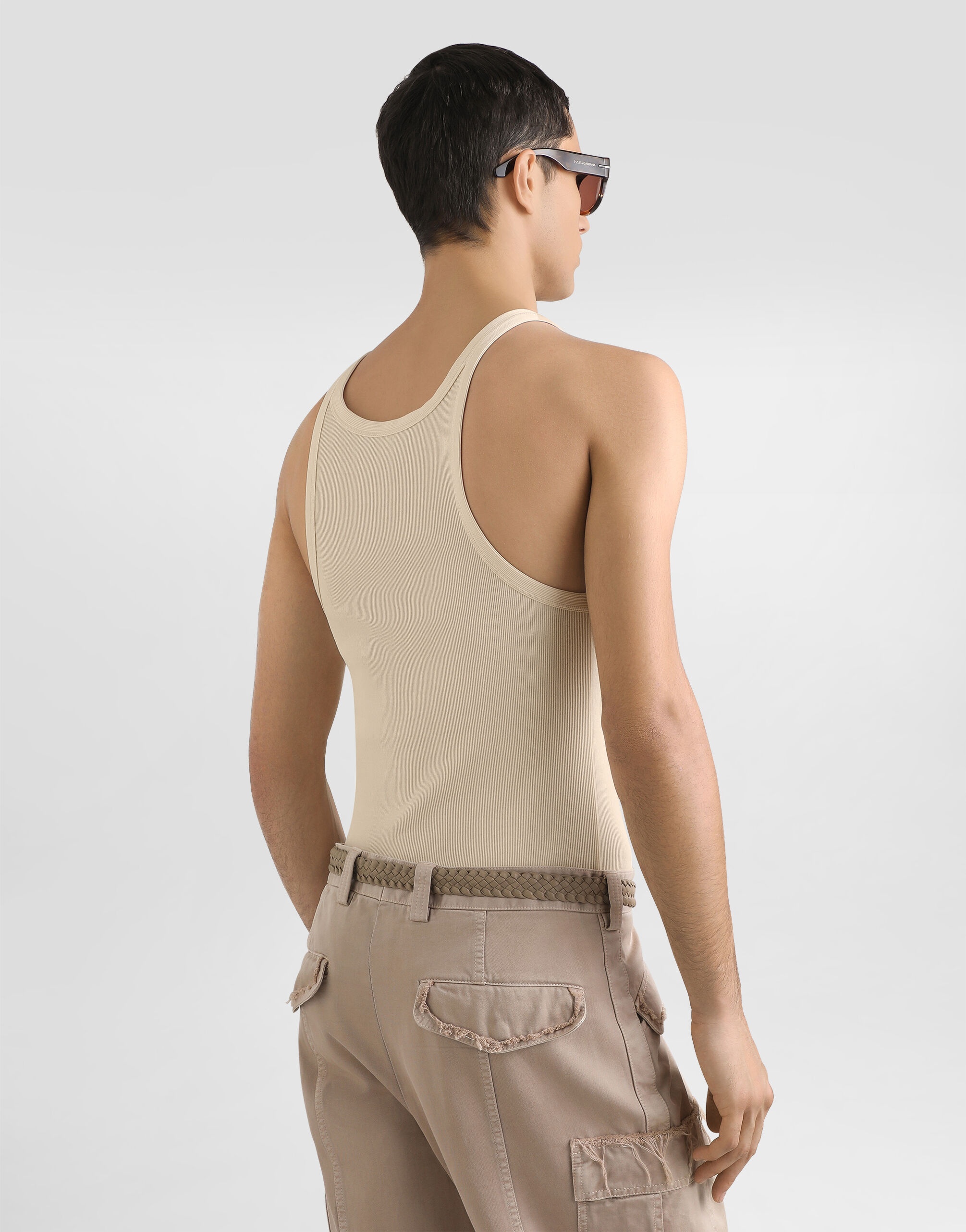 Ribbed cotton tank top - 6