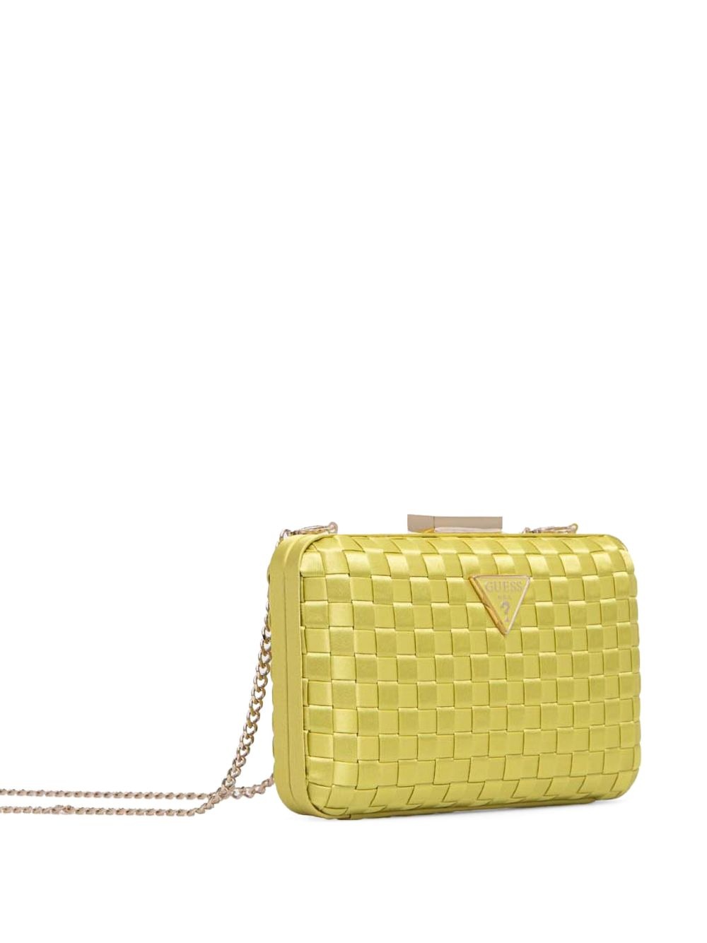 logo-plaque clutch bag - 2