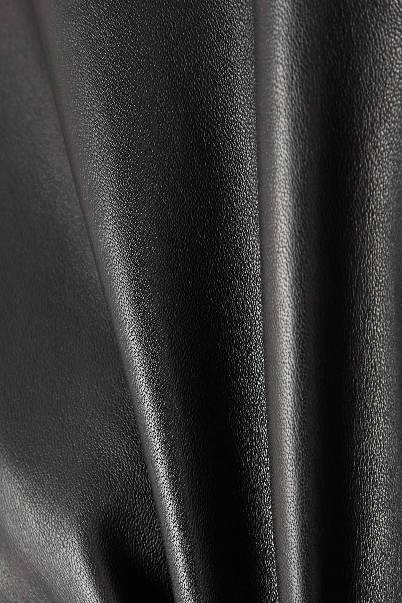 Leather biker jacket - 5