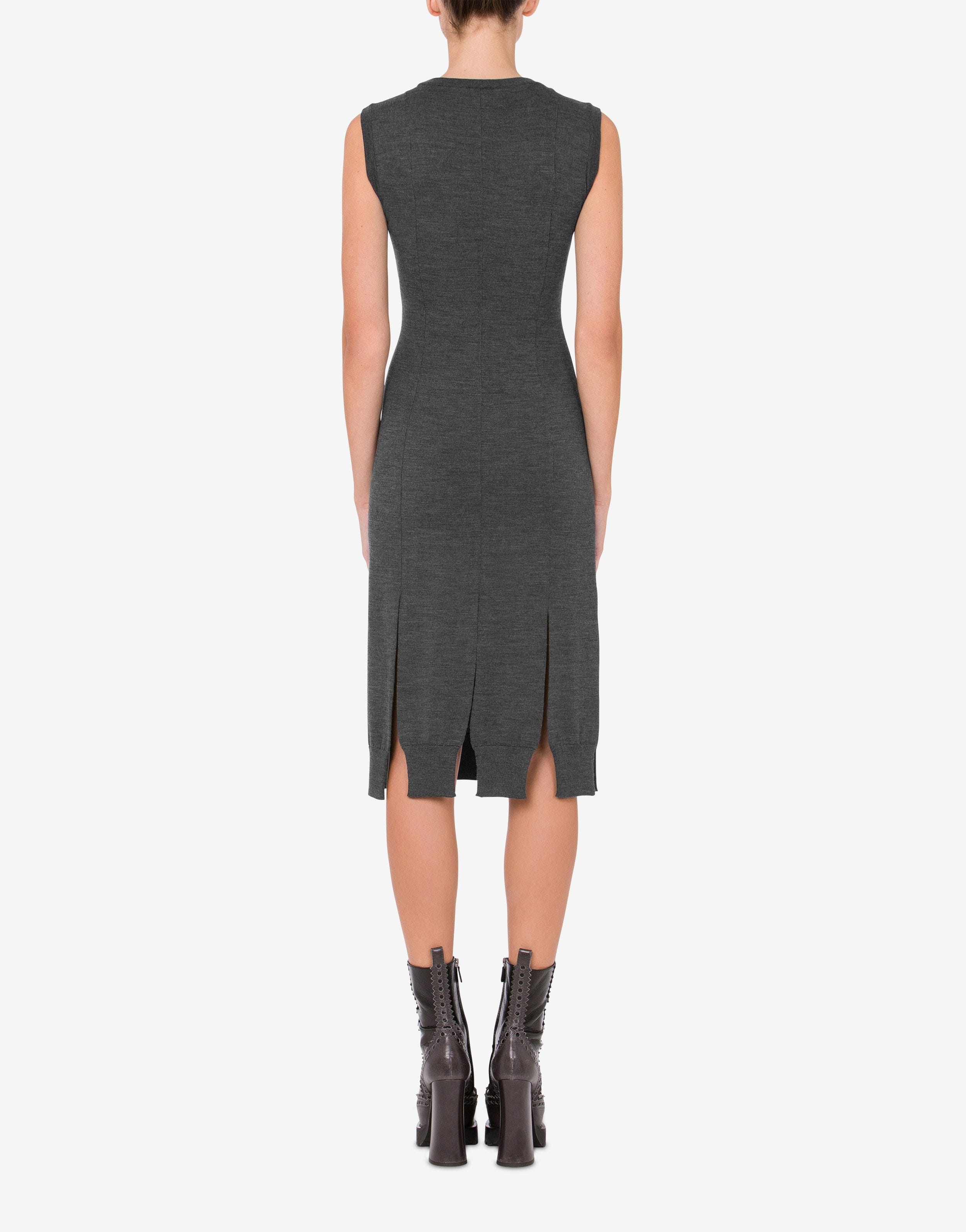 EXTRAFINE MERINO WOOL DRESS - 3