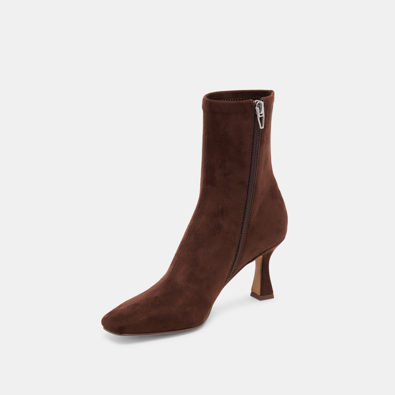 GLAMOR BOOTS DK BROWN STELLA SUEDE 4